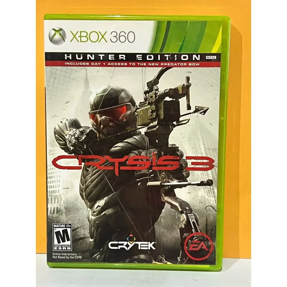 Xbox 360 Crysis 3 Hunter EditionVideo Game Used With Manual